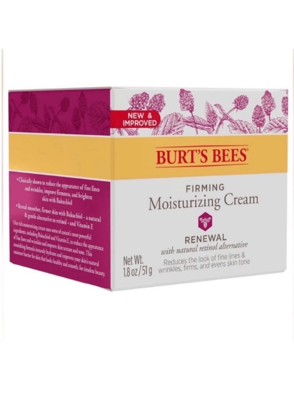 NEW! Burt's Bees Face Firming Moisturizing Cream, Face Mask & Lip Balm NIB - Picture 12 of 16